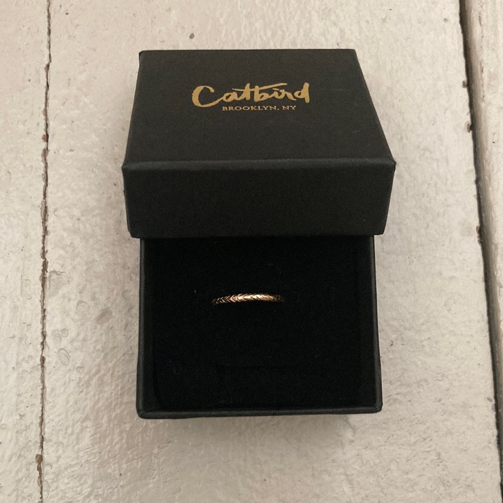 Satomi Kawakita 14 k Herringbone Band